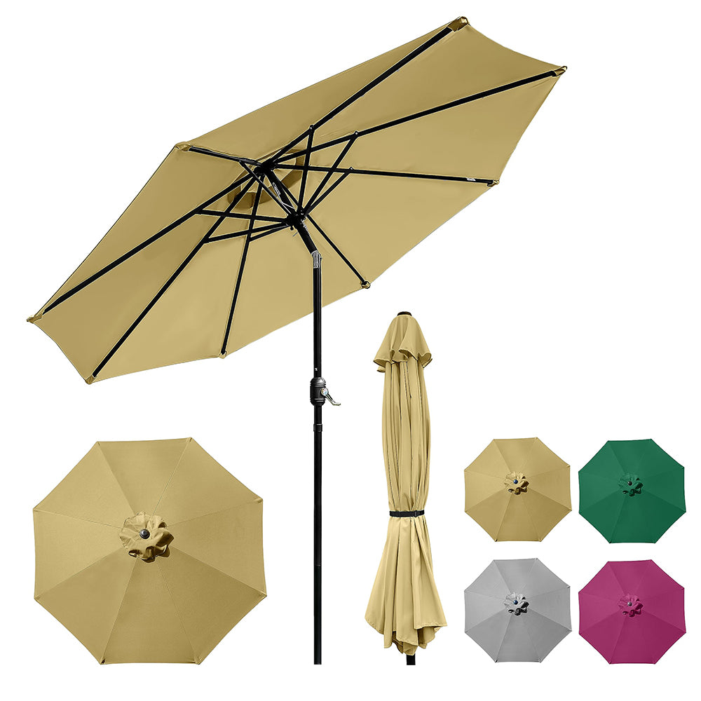 9ft Umbrella - Beige / Khaki