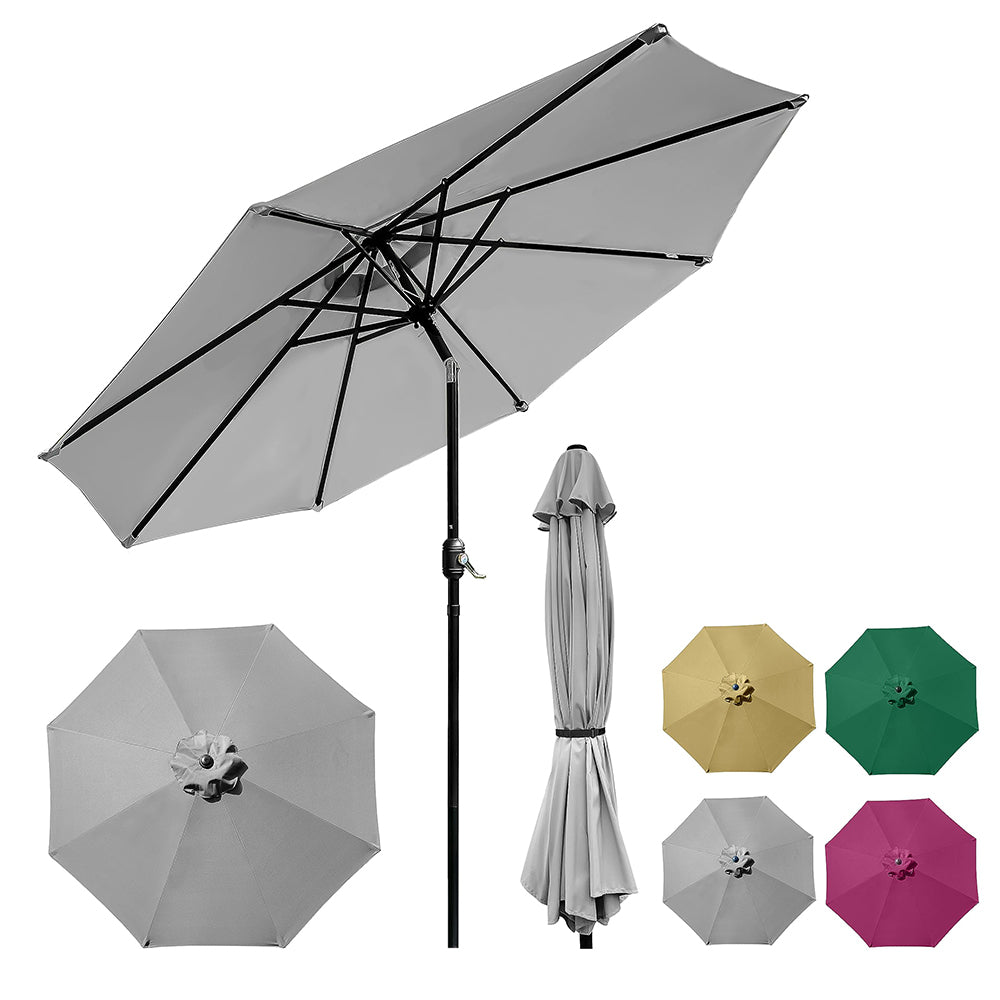 9ft Umbrella - Charcoal Gray