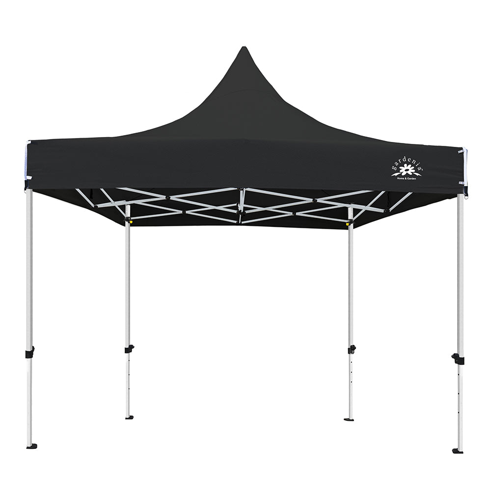 Pop up Canopy Tent Folding Gazebo Deluxe 8x8 Black