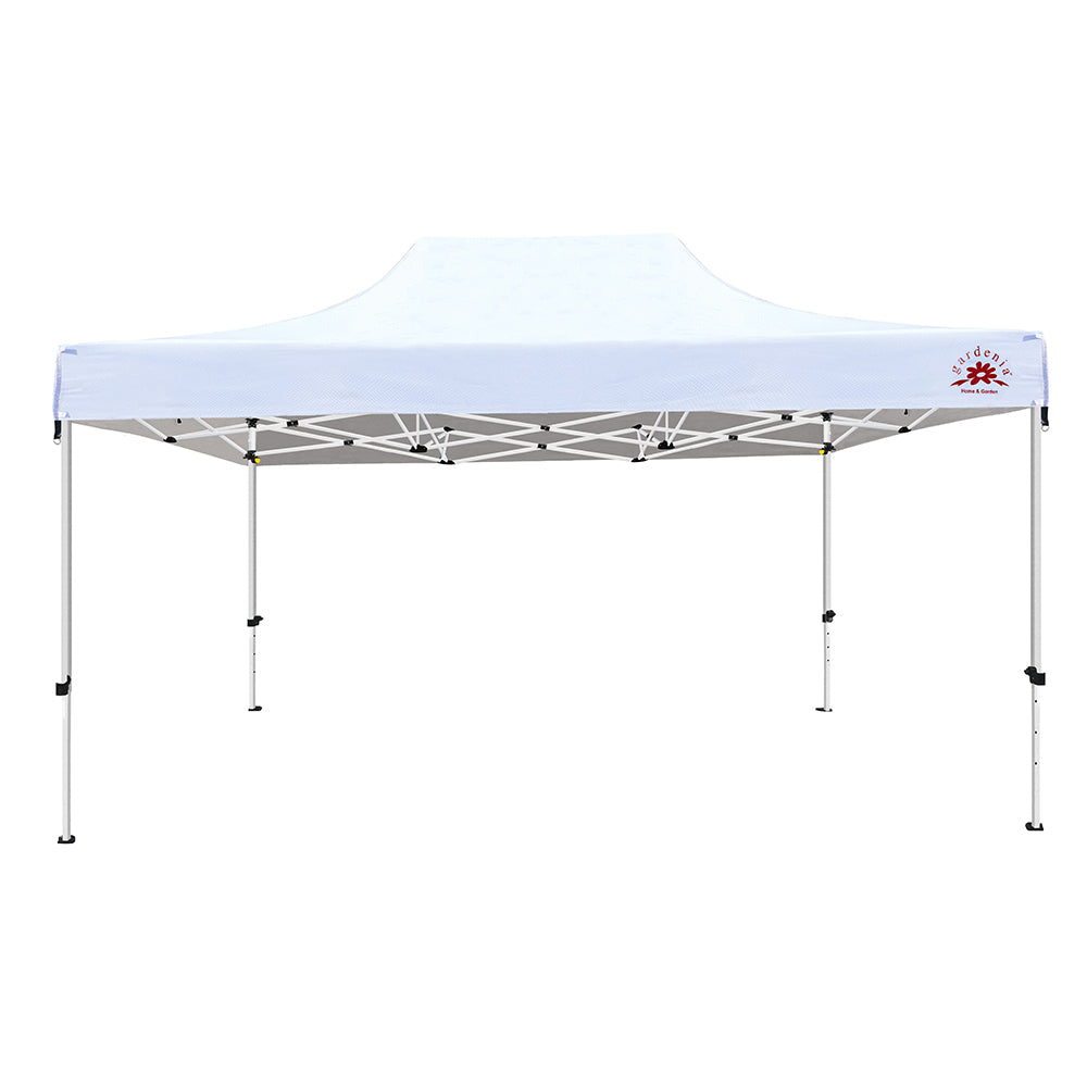 Pop up Canopy Tent Folding Gazebo Deluxe 10x15 White