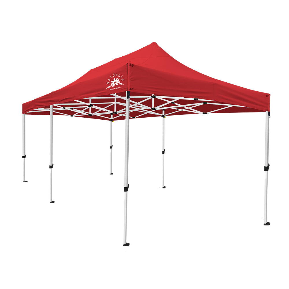 Pop up Canopy Tent Folding Gazebo Deluxe 10x20 Red