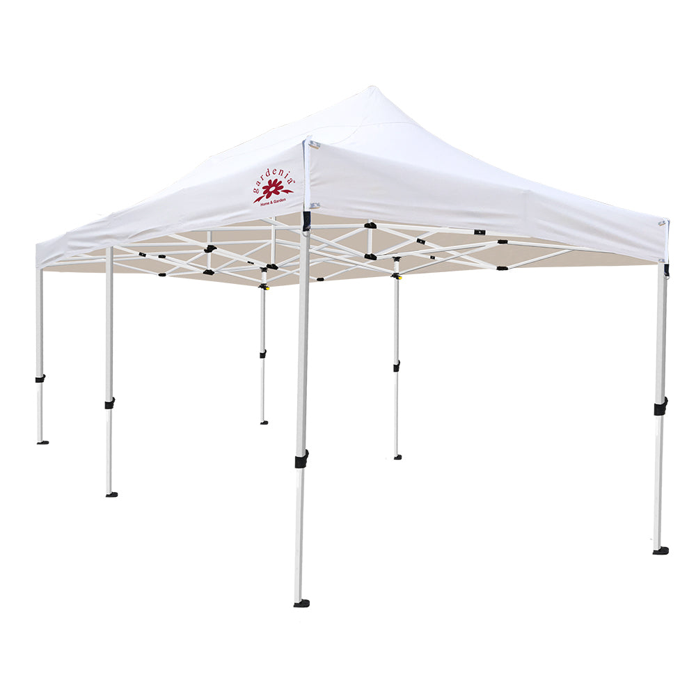 Pop up Canopy Tent Folding Gazebo Deluxe 10x20 White