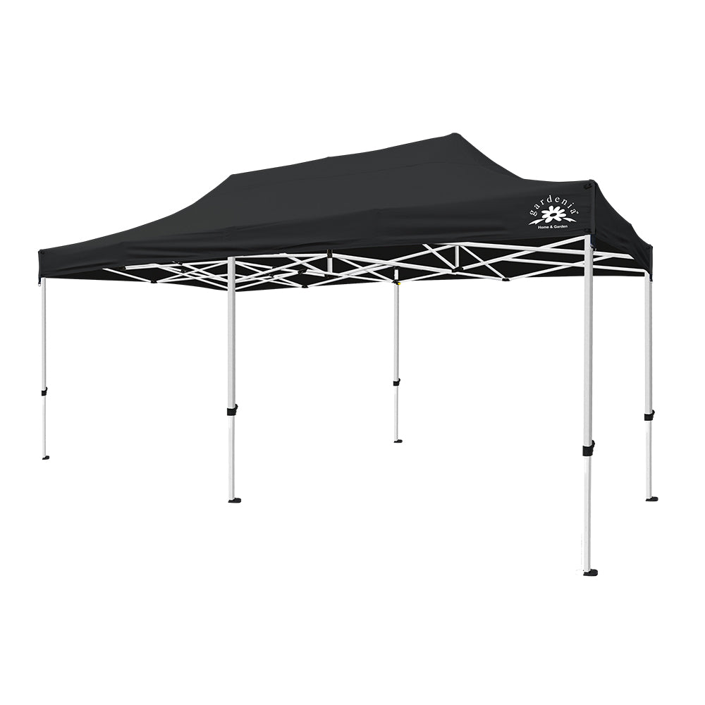 Pop up Canopy Tent Folding Gazebo Deluxe 10x20 Black