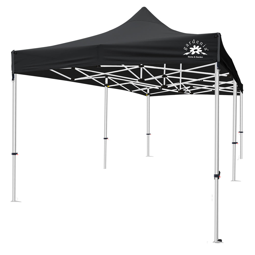 Pop up Canopy Tent Folding Gazebo Deluxe 10x20 Black