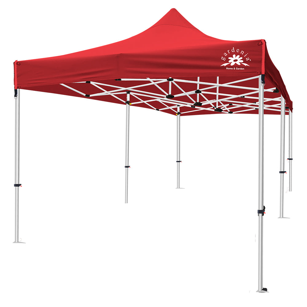 Pop up Canopy Tent Folding Gazebo Deluxe 10x20 Red