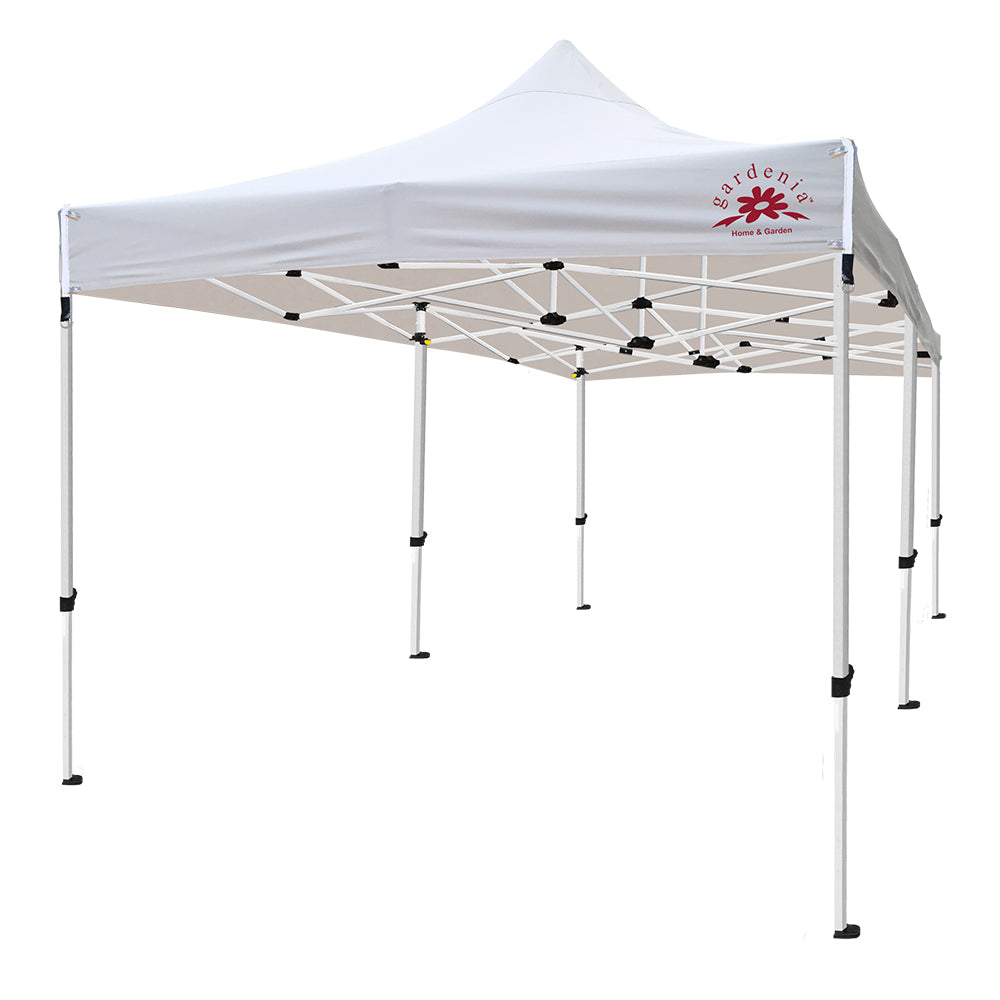 Pop up Canopy Tent Folding Gazebo Deluxe 10x20 White