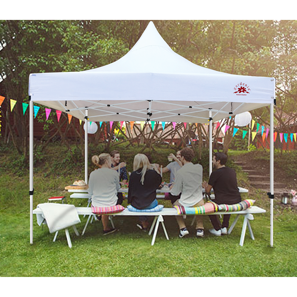 Pop up Canopy Tent Folding Gazebo Deluxe 10x10 Red