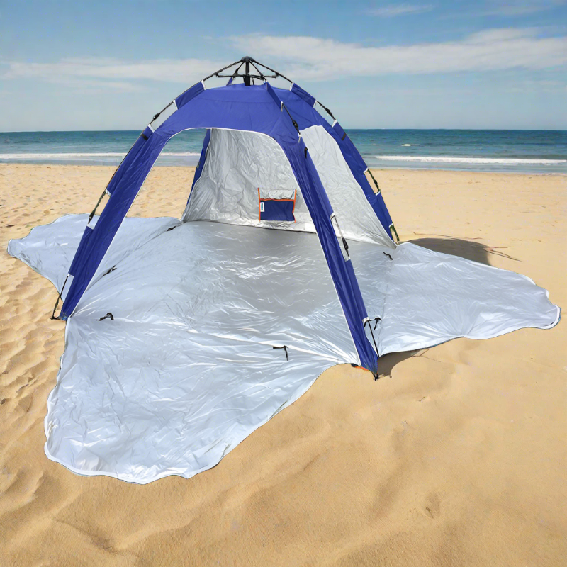 Auto Pop up Beach Shelter with Three Side Zipper