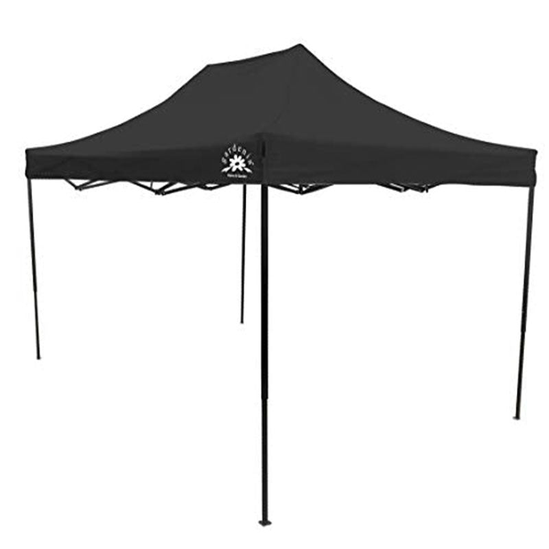 Deluxe Popup Gazebo 10x10 Party Tent Folding Canopy Tent with Roller Wheel Carry Bag