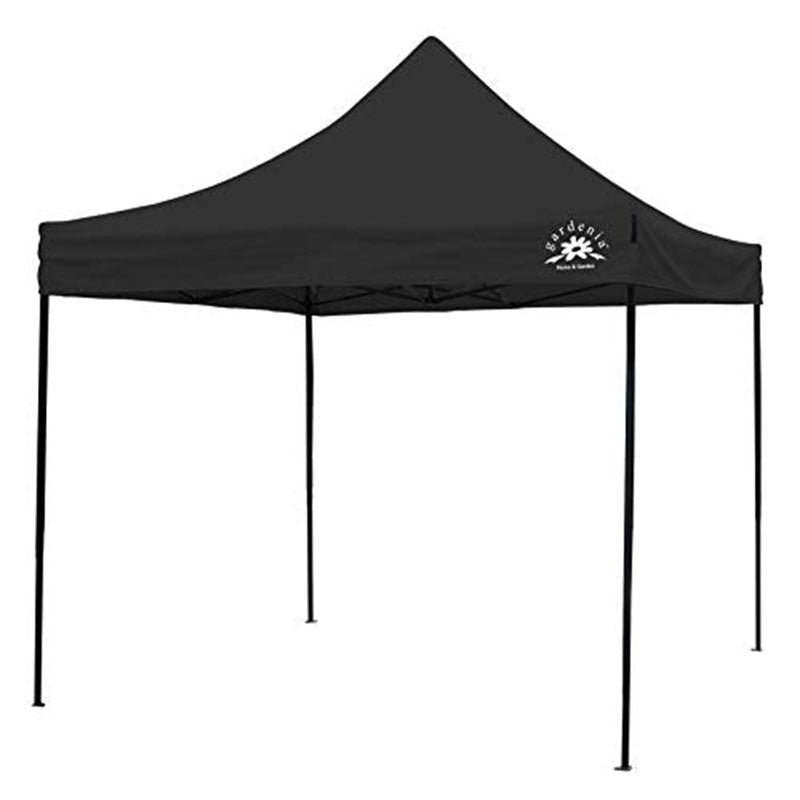Deluxe Popup Gazebo 10x10 Party Tent Folding Canopy Tent with Roller Wheel Carry Bag