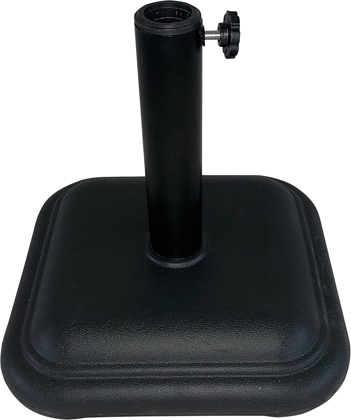 Patio Umbrella Base Stand Solid Weight (Square) - 12Kg (Black) / X002IGZG77
