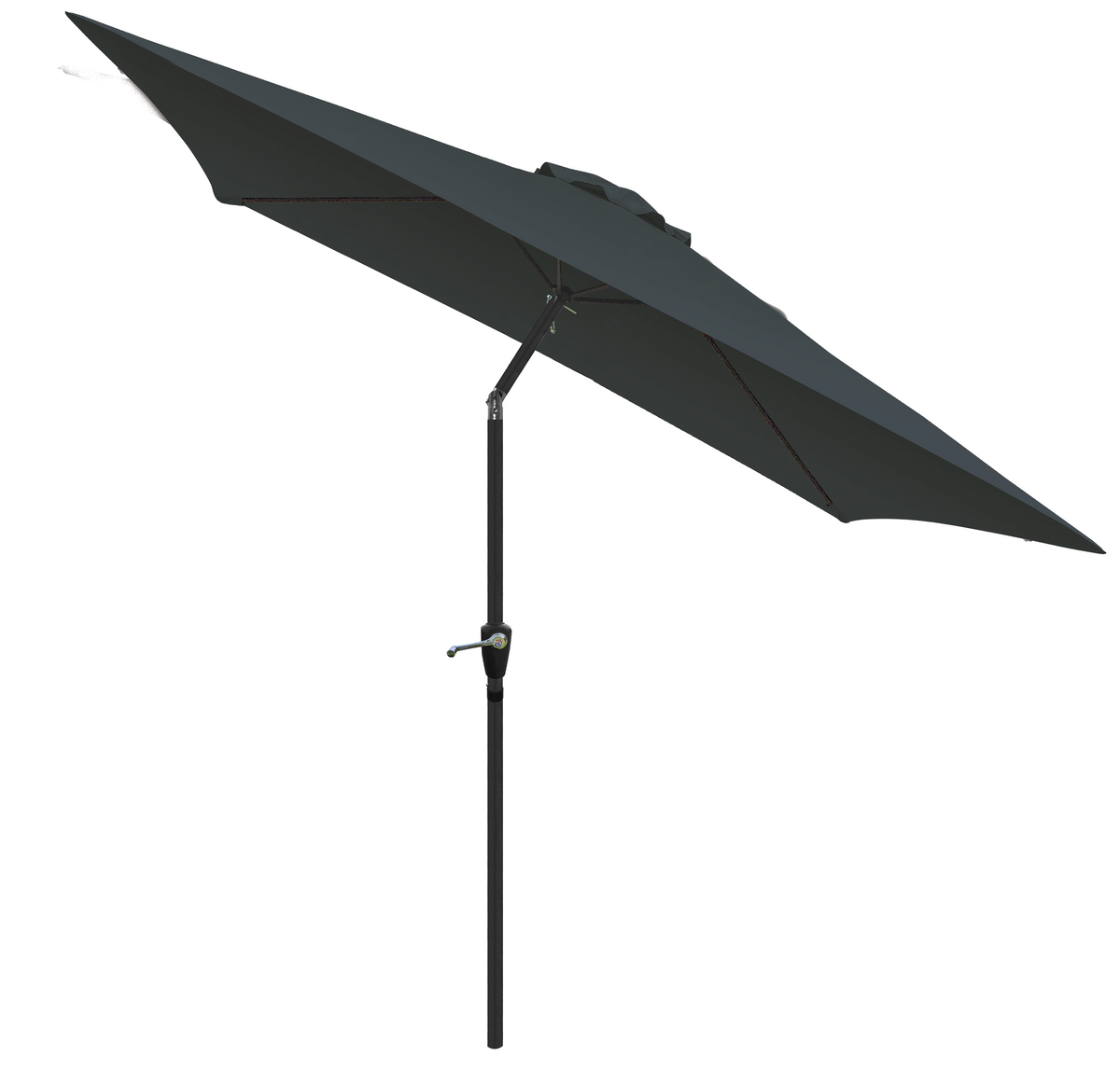 6.5 x 10 ft Patio Umbrella with Tilt &amp; Crank